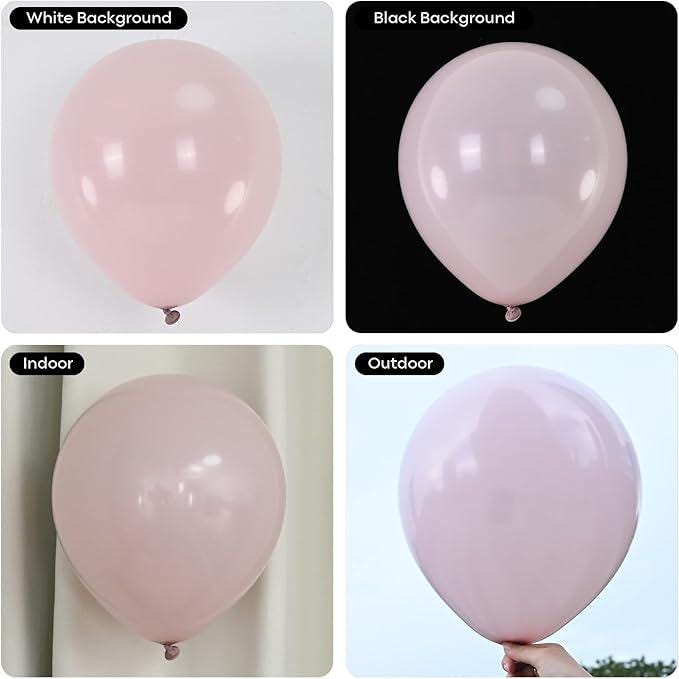 Cavern Pink Balloon Arch Boho Dusty Blush Rose Birthday Baby Shower Party