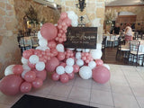 Dusty Pink Balloon Arch Kit 85pcs Vintage Matte Baby Shower Birthday Party