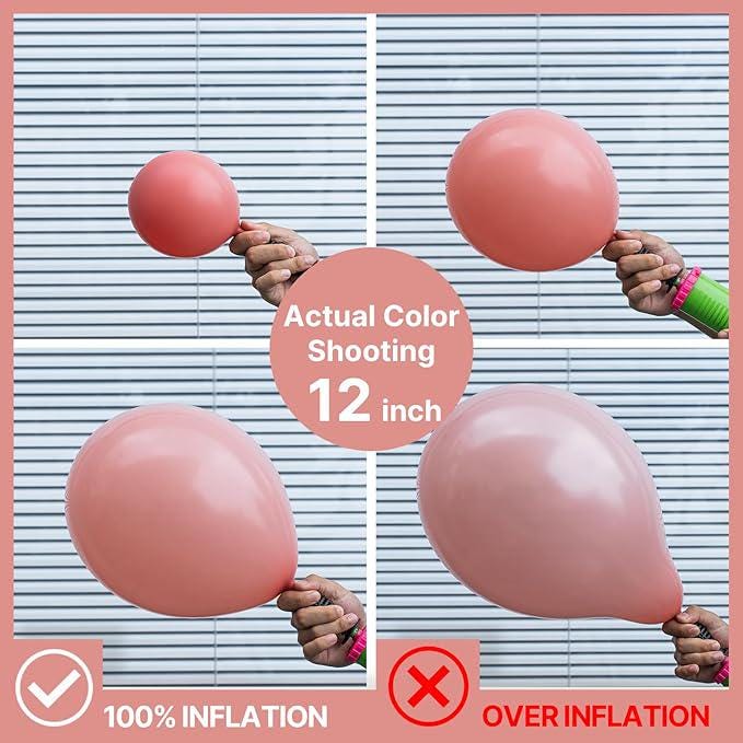 Dusty Pink Balloon Arch Kit 127pcs Blush Dusty Rose Baby Shower Birthday Party