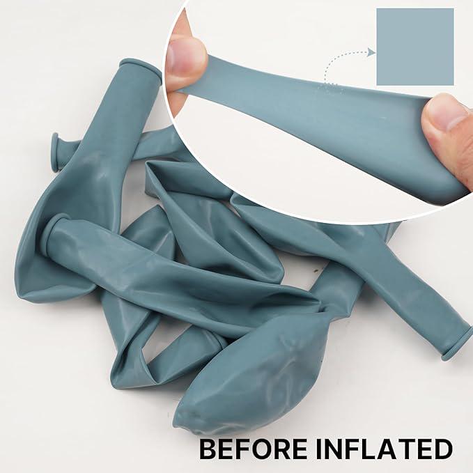 Dusty Blue Balloon Arch Kit 85pcs Light Blue Aqua Baby Shower Birthday Party