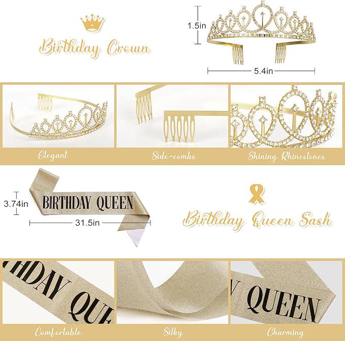 Neutral Gold Birthday Decorations Balloons Tablecloth Banner Garland Boho Party