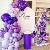 140 Pcs Purple Balloon Arch Garland Kit for Birthday Wedding Party