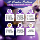 Purple & Gold Balloon Arch Kit: Lavender Lilac Party Garland