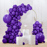 Dark Purple Balloon Arch Kit: 92pcs Latex Party Decorations