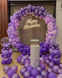 Purple Latex Balloon Set 60pcs 12 Inch Metallic Pastel Dark Balloons Party Decorations