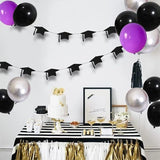 Purple Black Silver Balloon Garland Arch Kit 121PCS for Wedding Birthday Graduation Party