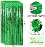 St Patricks Day Green Party Backdrop Streamers 2 Pack Indoor Outdoor Banner