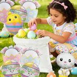 Easter Balloons Set of 9 Bunny Chick Egg Foil Party Decor Supplies