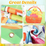 Happy Easter Banner 118 x 20 Inch Indoor Outdoor Party Decor Supplies