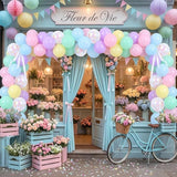 Pastel Balloon Arch Garland Kit 144 PCS Assorted Sizes Latex Party Decor Supplies