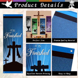 Easter Church Banners: Christian Scripture Sanctuary Wall Decor Set