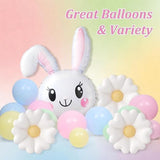 Easter Balloon Arch Kit Garland with Pastel Rainbow Balloons for Party Decor