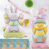 Easter Large Bunny Foil Balloons Party Decor Supplies