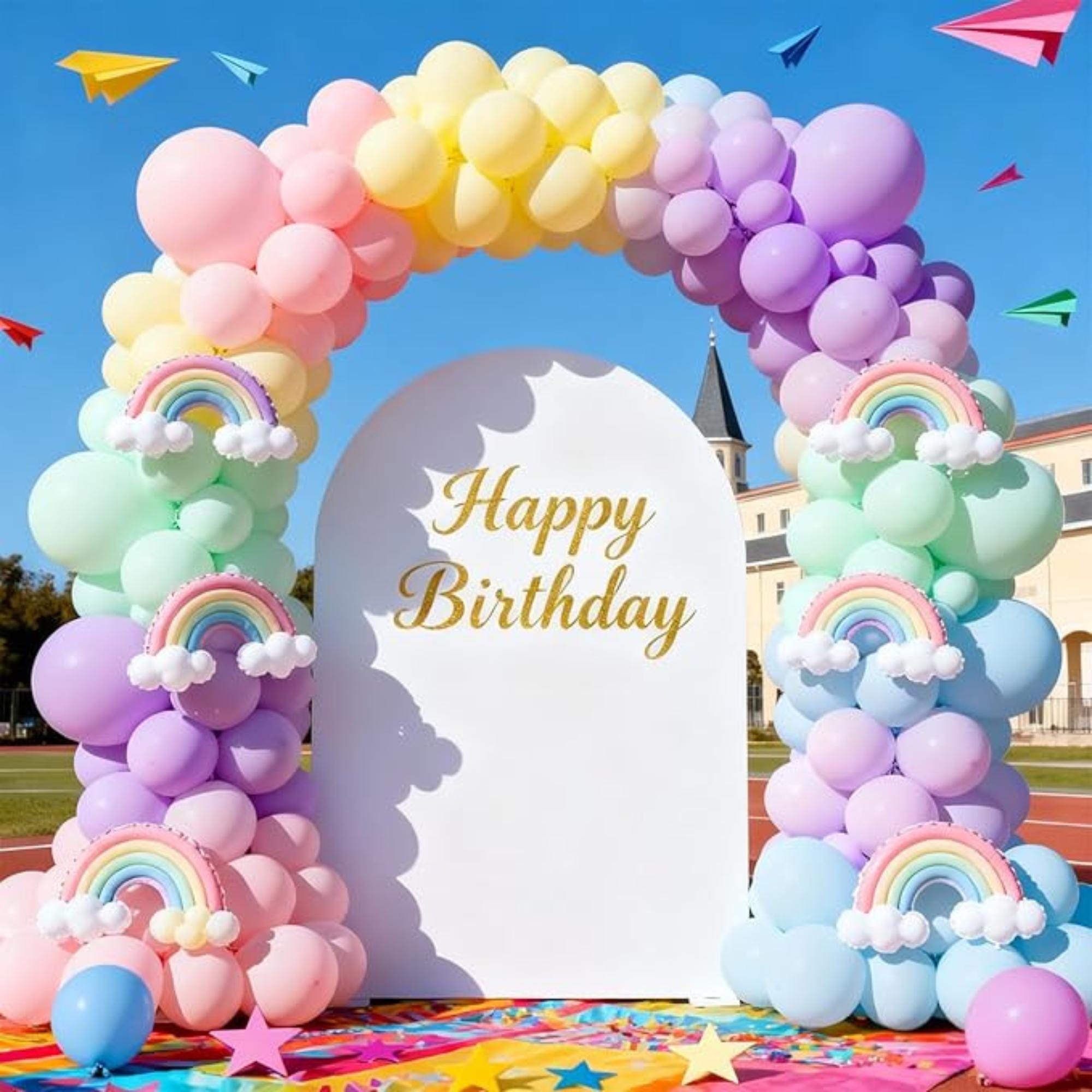Pastel Latex Balloons Set of 100 12 Inch Macaron Color Party Decor Supplies