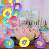 Easter Latex Balloons: Happy Easter Egg Print Party Decor Supplies