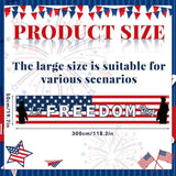 Patriotic Memorial Day Banner USA Anniversary Outdoor Yard Decoration