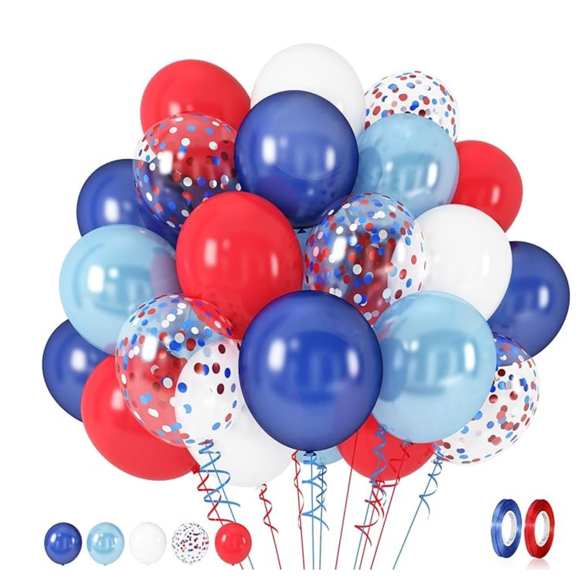Patriotic Red White Blue Balloon Garland Kit Star Flag Party Decor