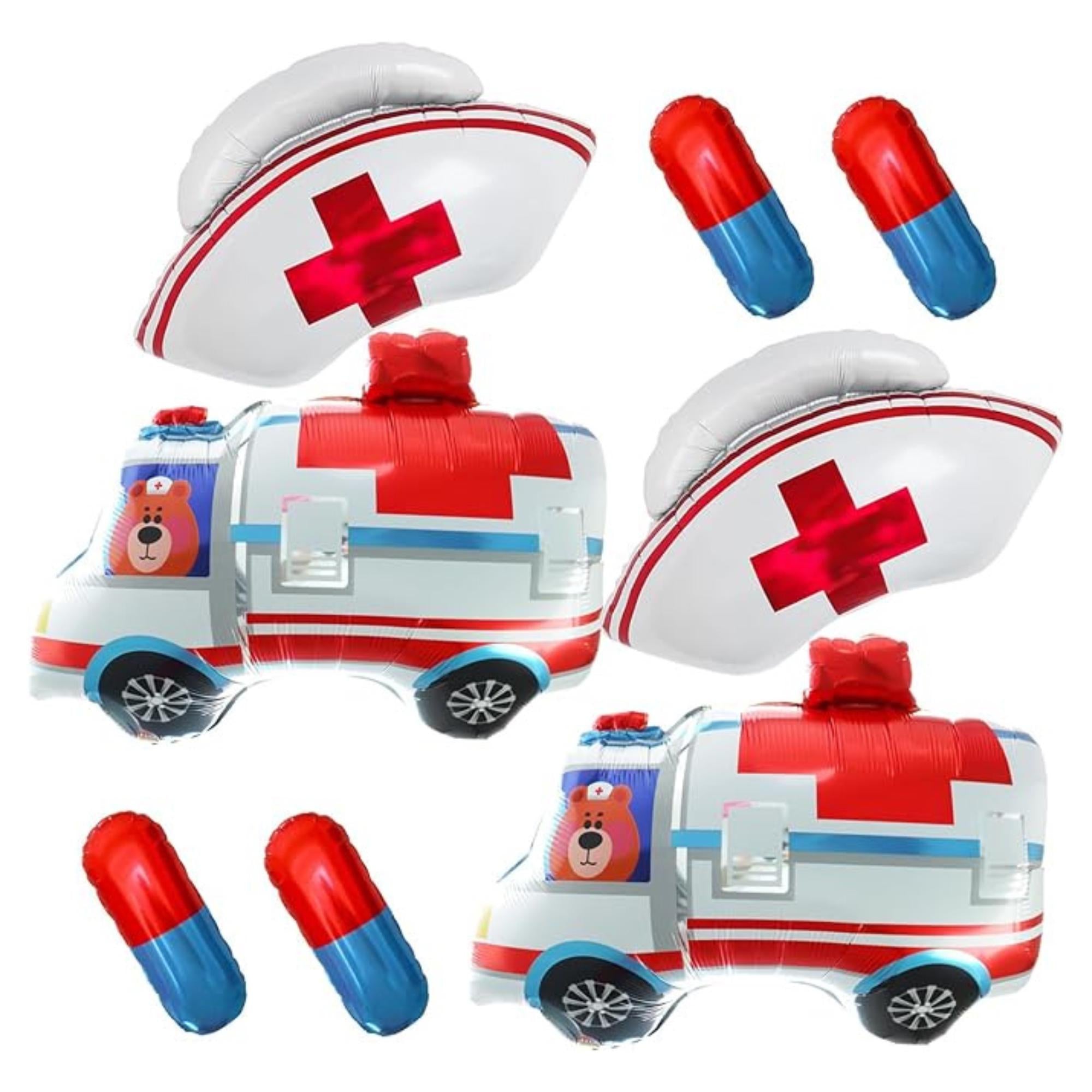 Doctor Day Balloons Nurse Medical Theme Party Decoration Set