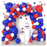 Red White Blue Balloon Garland Arch Kit Mixed Sizes Party Decor