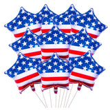 American Flag Star Foil Balloons USA Patriotic Party Decoration