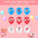 Thank You Nurses Balloons Set Red Blue Nurse Week Party Decor