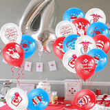 Thank You Nurses Balloons Set Red Blue Nurse Week Party Decor