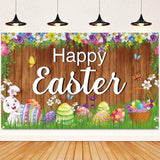 Happy Easter Banner: Festive Spring Wall Party Decor (71 x 43 Inch)