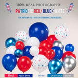 Red White Blue Balloon Garland Arch Kit Star Patriotic Party Decor
