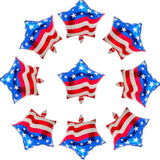 Fourth of July Patriotic Balloons Set with American Flag for Party Decor