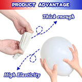100 Pack Red White Blue Latex Balloons for Patriotic Party Decorations