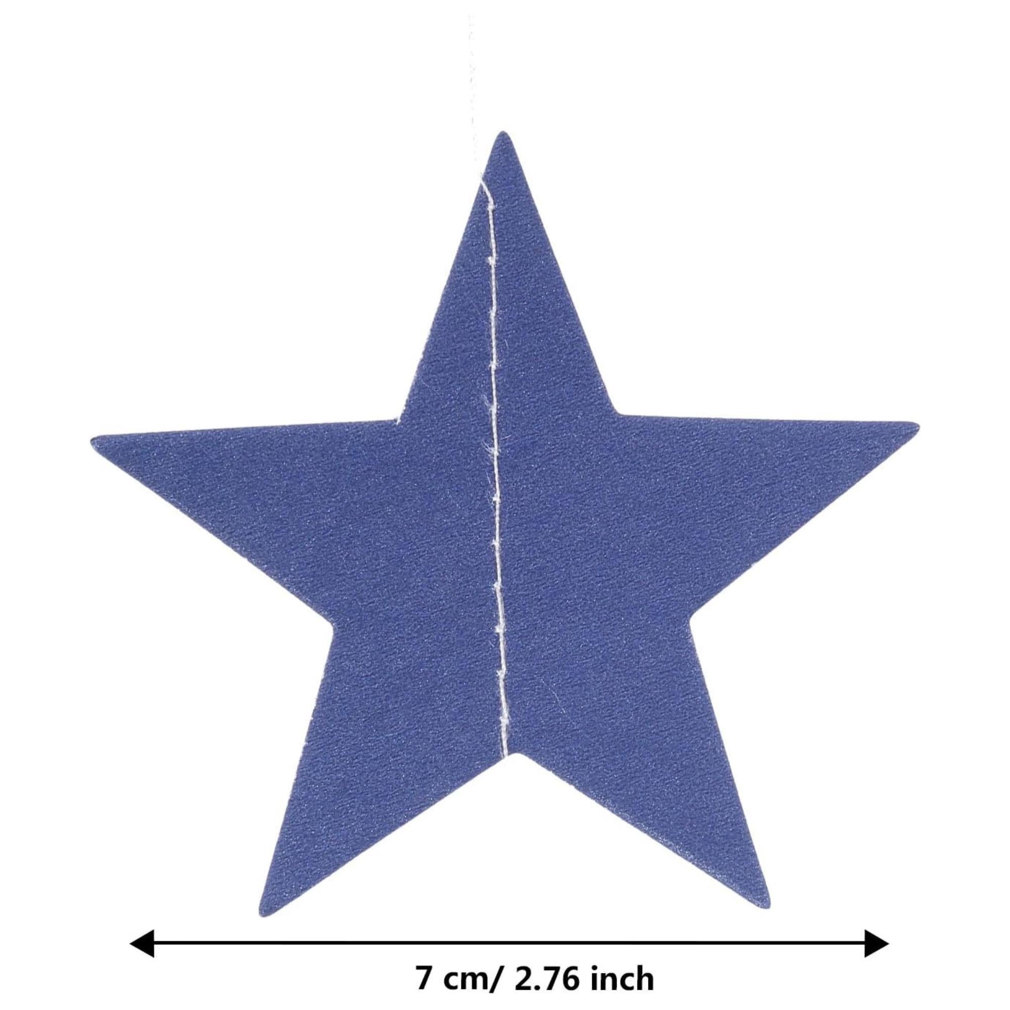 8 Pack Patriotic Star Streamers Banner for Party Hanging Decorations