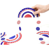 Red White Blue Patriotic Banner Garland 4th of July Hanging Party Décor
