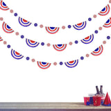 Red White Blue Patriotic Banner Garland 4th of July Hanging Party Décor