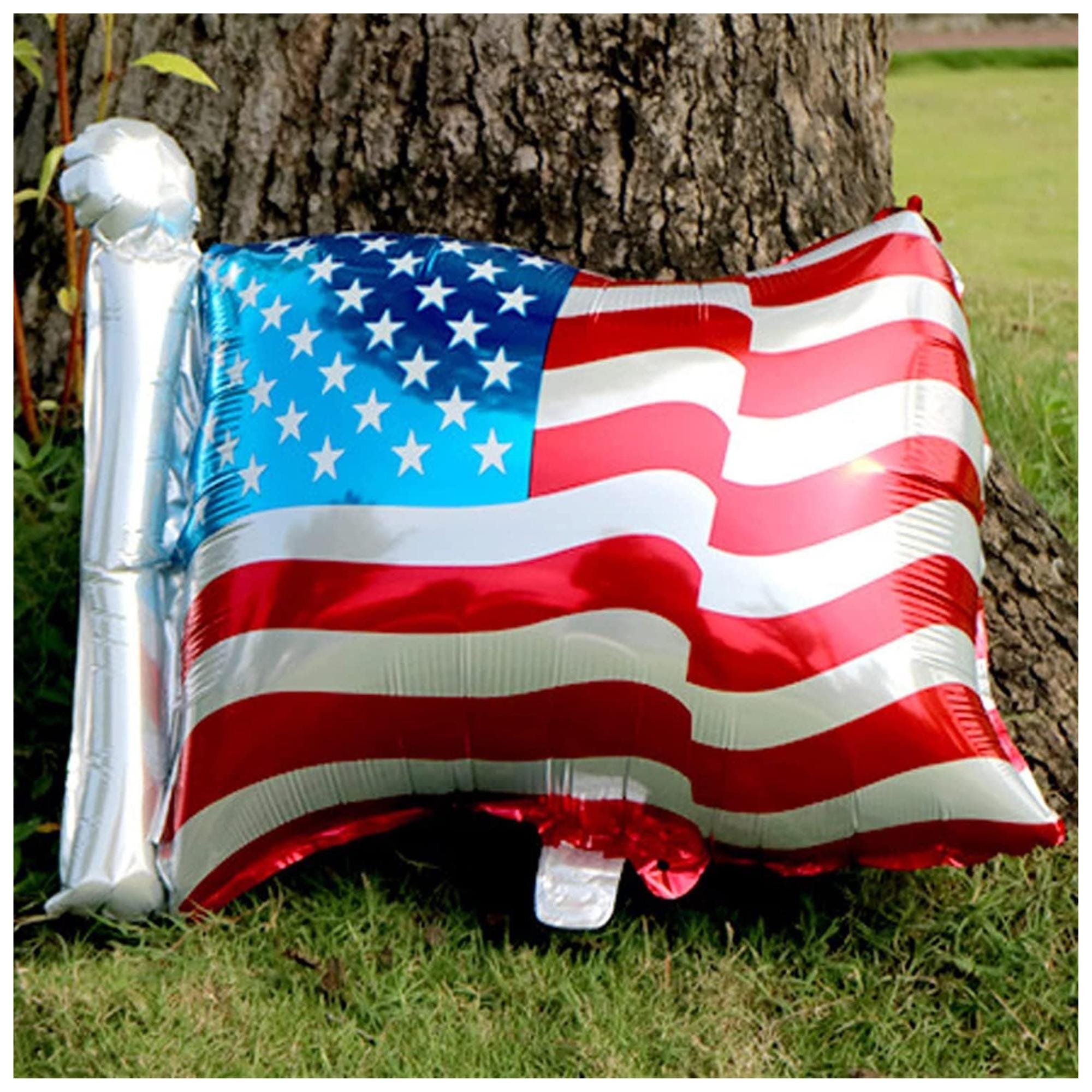 6 Pcs Patriotic American Flag Balloons Independence Party Décor