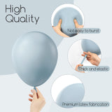 110 Pcs Dusty Blue Balloon Arch Kit Different Sizes Garland Decor