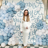 146 Pcs Blue White Balloon Arch Kit Macaron Garland Party Decor