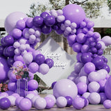 Purple Balloon Arch Kit 150 Pcs Light Dark Lavender Party Decor Set Pieces