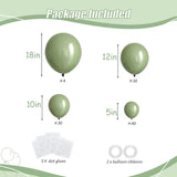 Sage Green Balloon Arch Kit: Neutral Party Decor Garland