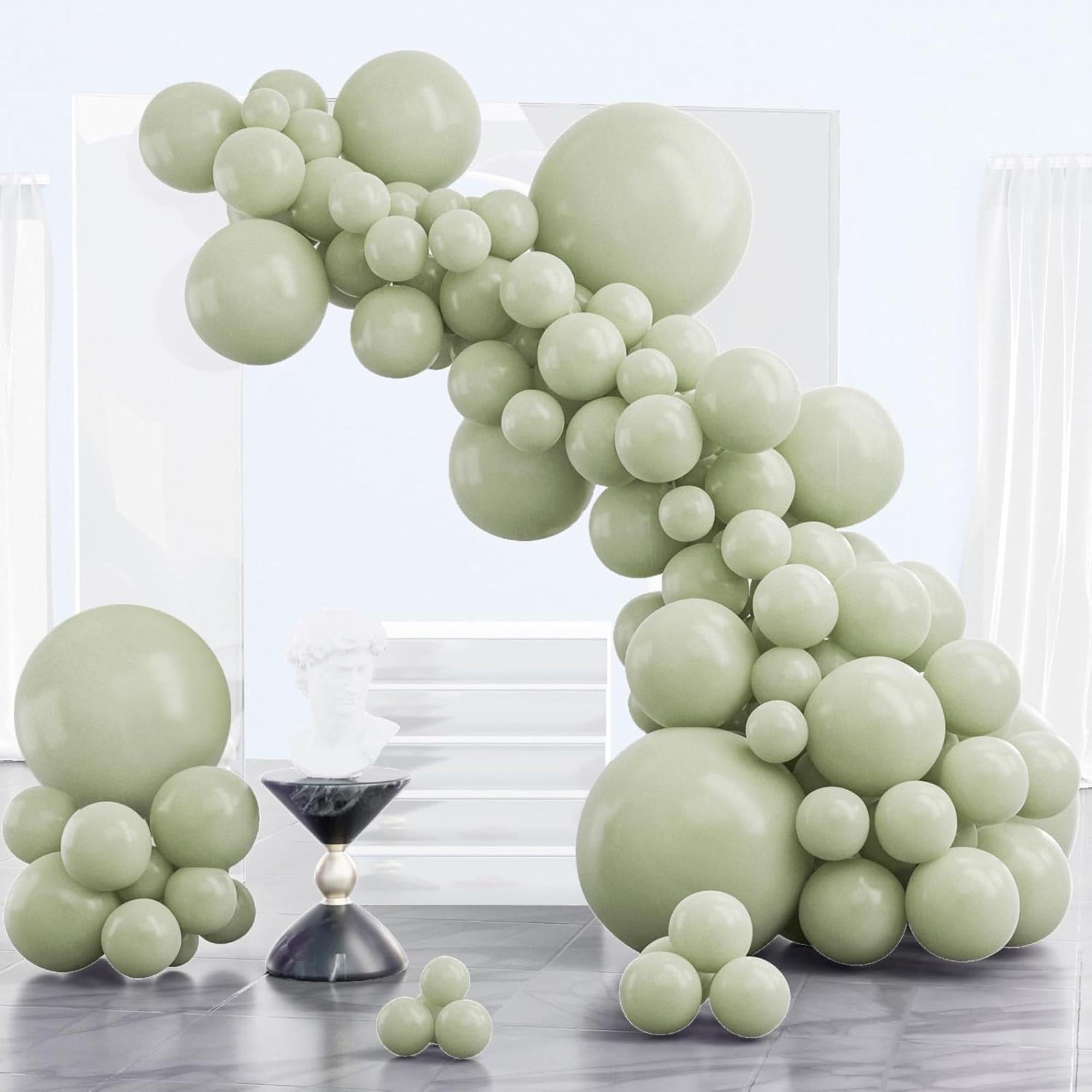 Sage Green Balloon Arch Kit 85 Pcs Dusty Boho Green Party Decor Set