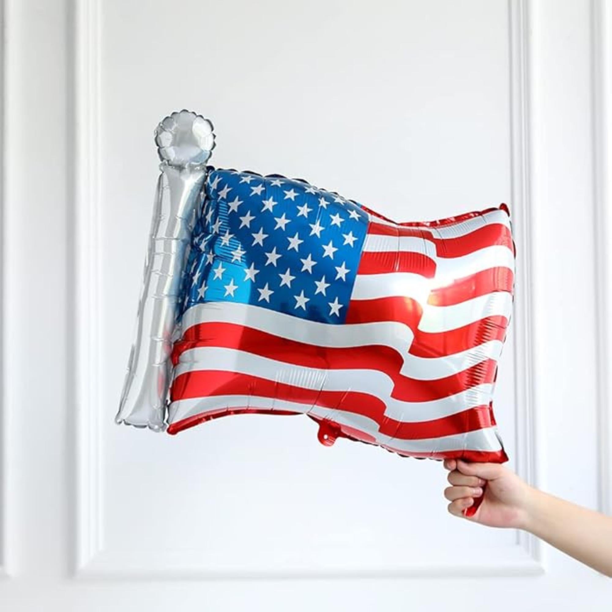 Blue Red White Balloon Garland Kit Patriotic Party Decoration