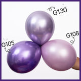 Metallic Purple Balloon Arch Kit 85 Pcs Chrome Party Decor Set