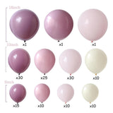 Pink Purple Balloon Arch Kit 143 pcs Pastel Lavender Girls Party Decor