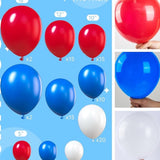 Red White Blue Balloons Mixed Sizes Pack Patriotic Party Decor