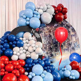 Red White Blue Balloon Arch Garland Kit for Party Event Décor