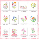 Wildflower Honeycomb Centerpieces Set of 12 Spring Table Party Decor