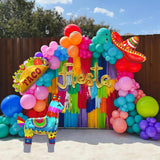 Cinco De Mayo Fiesta Balloon Arch Kit Llama Taco Sombrero Rainbow Party Decor