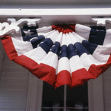 8 Pack Patriotic Pleated Fan Flag Bunting Banner for Party Décor