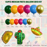 Cinco De Mayo Fiesta Balloon Arch Kit Cactus Mexican Hat Birthday Party Decor