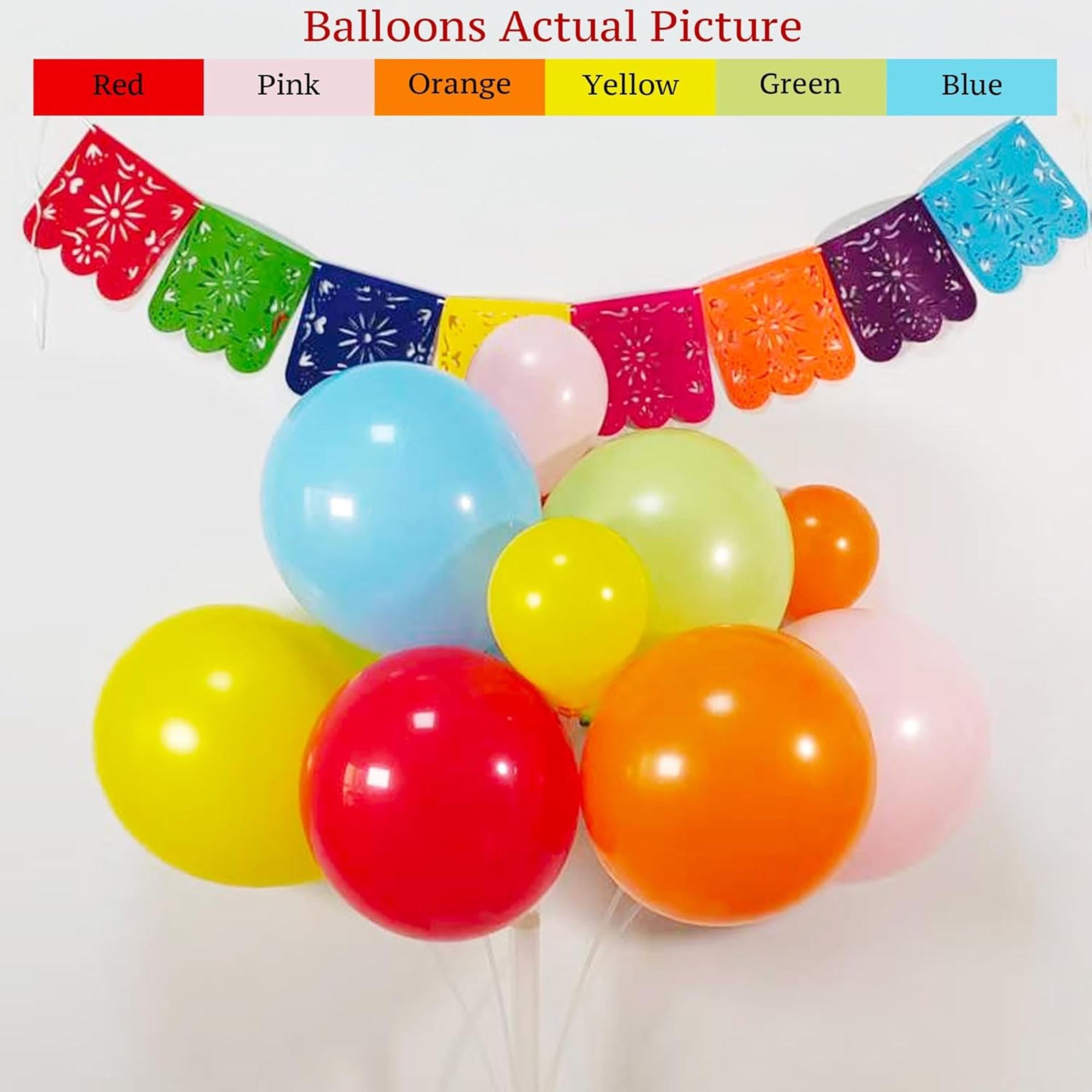 149Pcs Fiesta Balloon Arch Kit Banner Cinco De Mayo Taco Party Decor Set