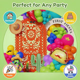 179Pcs Fiesta Balloon Arch Kit Cinco De Mayo Taco Cactus Party Decor Set